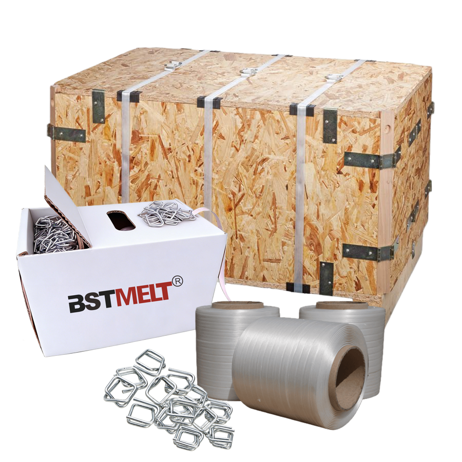 Packband WG-13 13mm x 250m + 100 spännen.png Packband WG-13 13mm x 250m + 100 spännen.png