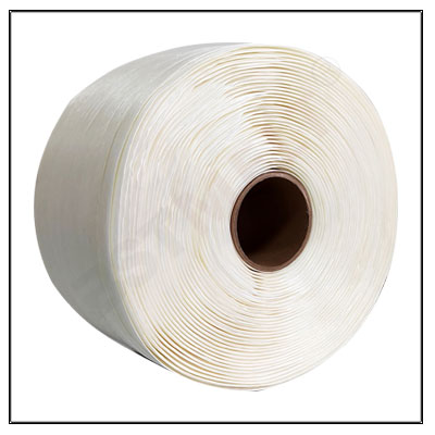 Bale press strap